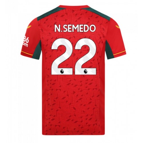 Pánský Fotbalový dres Wolves Nelson Semedo #22 2023-24 Venkovní Krátký Rukáv